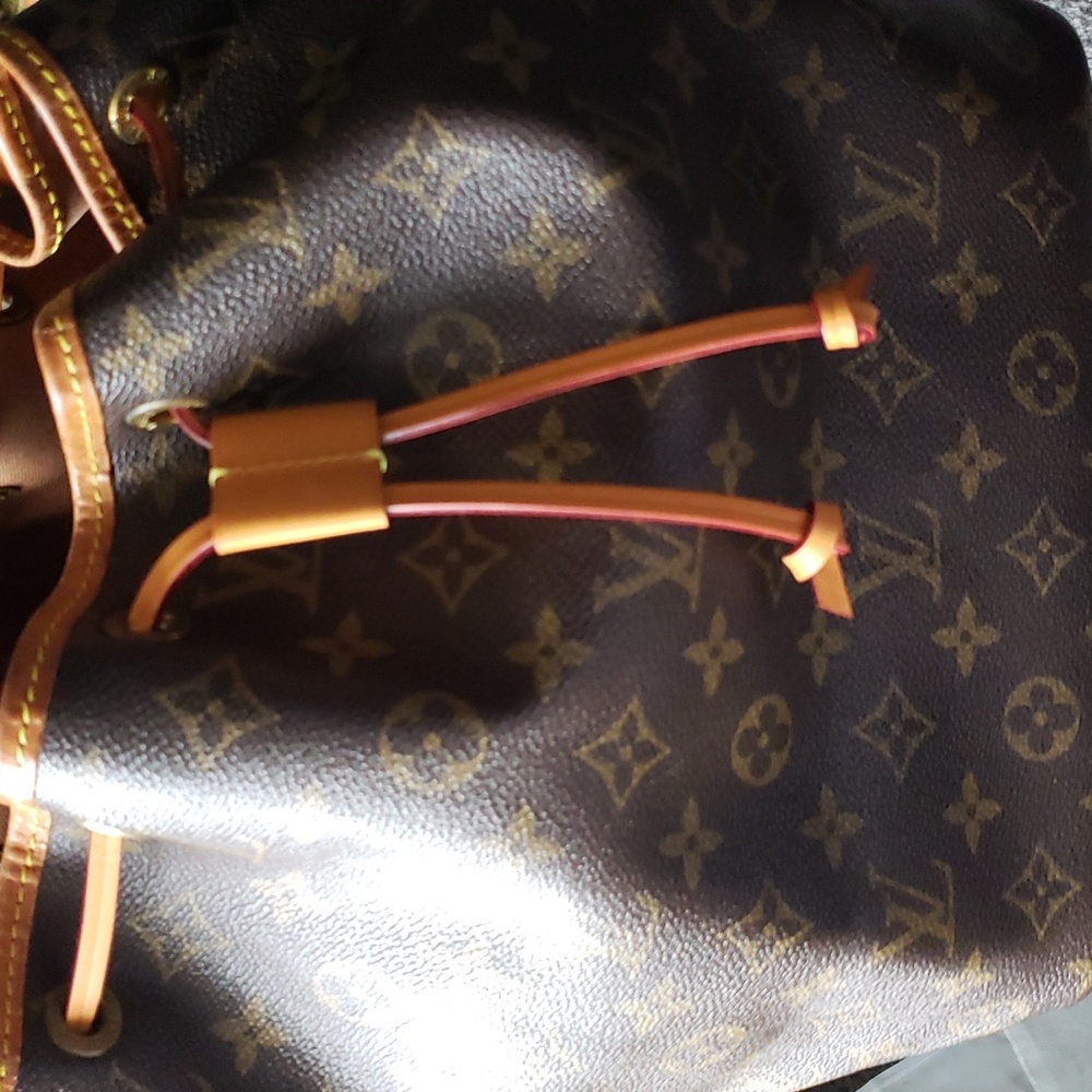 LOUIS VUITTON MONOGRAM NOE PETIT SHOULDER BAG - Picture 15 of 16